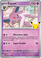 Pokémon TCG 30th Celebration Mew Futuristic rare card